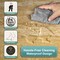 Sorbus Wood Grain Floor Tiles Foam Mat EVA Interlocking Mats Tile 3/8-Inch Thick Flooring Wood Puzzle Exercise Mats w/ Borders